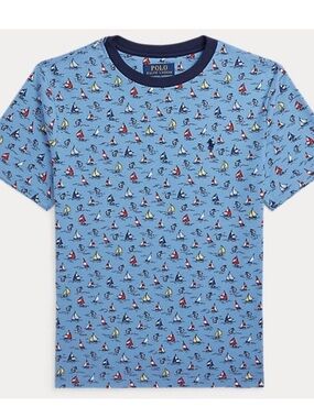 Polo Ralph Lauren Sailing on Sailboats Crewneck Shirt - Size Small (8)